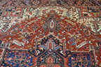 8' 3" x 11' 2" Persian Heriz Rug image 3