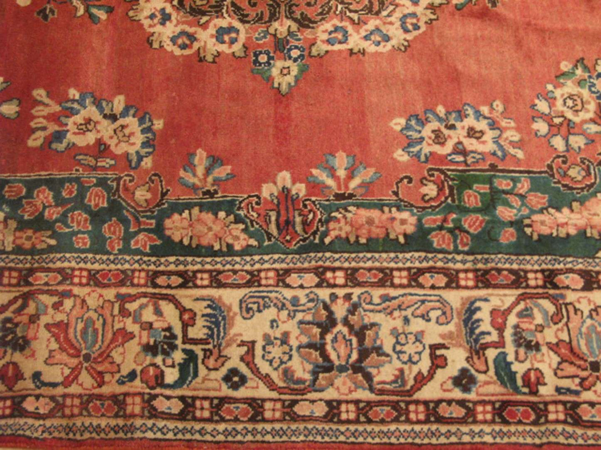6' 1" x 10' 8" Persian Sarouk Rug image 7