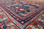 7' 2" x 10' 4" Vintage Ardabil Rug image 3