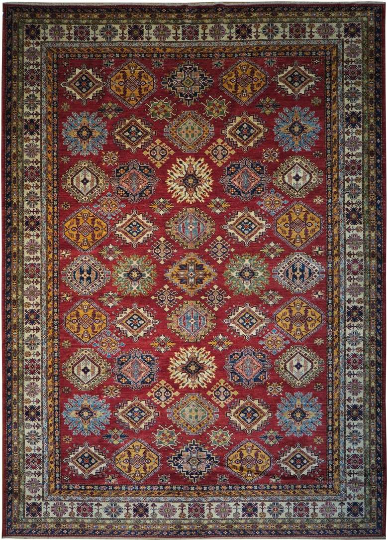 10' 0" x 14' 0" Pakistan Kazak Rug image 0