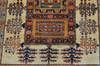6' 8" x 9' 3" Pakistan Barjasta Rug image 4