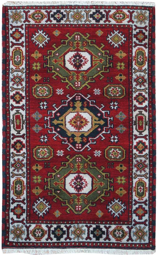 3' 0" x 5' 0" India Kazak Rug image 0