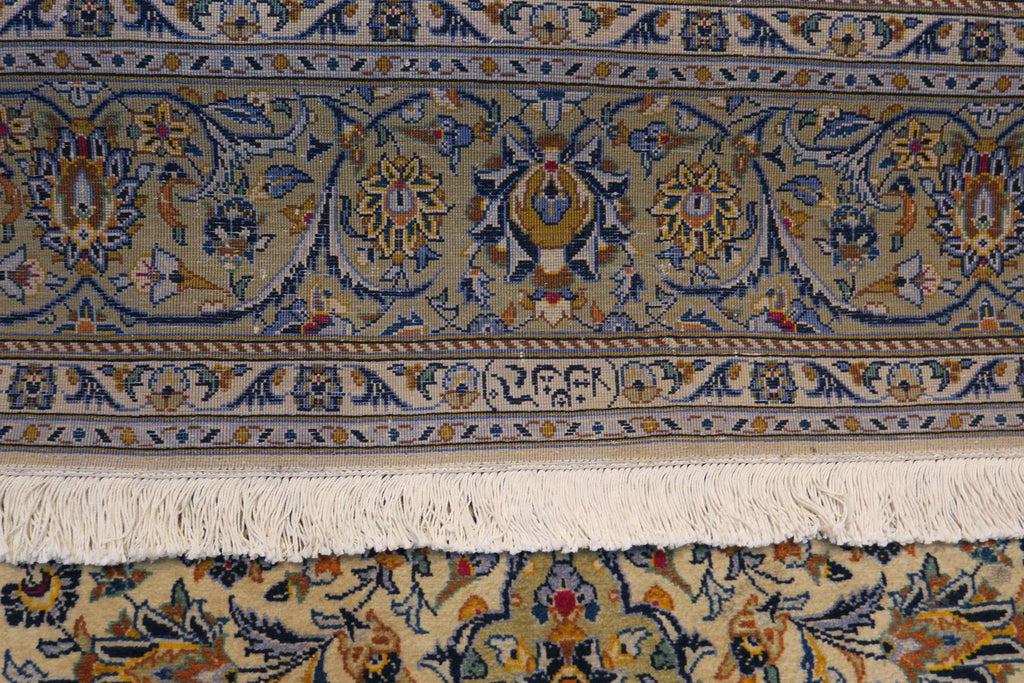 4' 7" x 7' 2" Persian Kashan Rug image 0