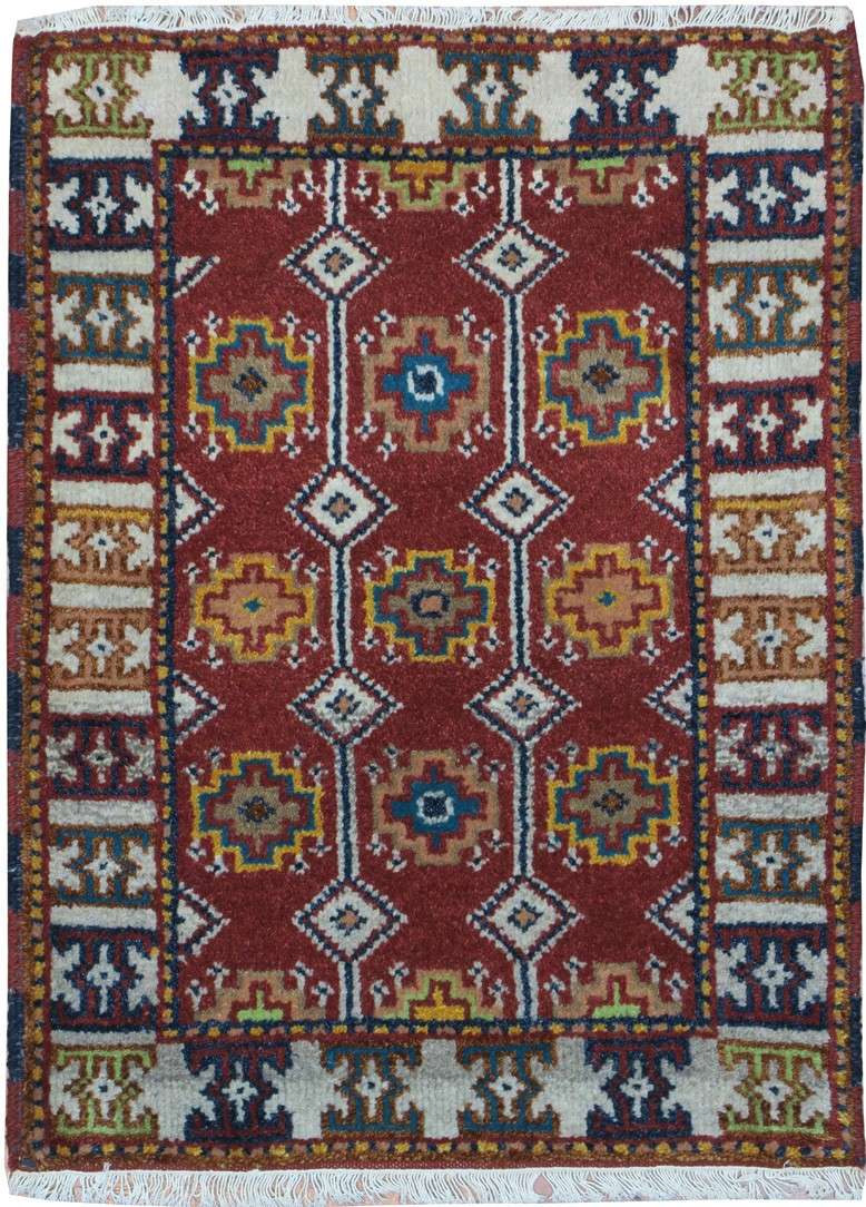 2' 0" x 3' 0" India Kazak Rug image 0