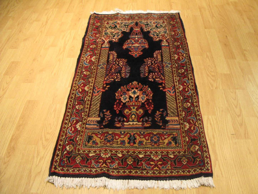 2' 1" x 4' 0" Persian Qum Rug image 1