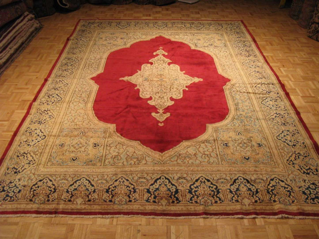 8' 5" x 12' 0" Persian Kerman Rug image 1