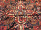 8' 7" x 11' 2" Persian Heriz Rug image 2