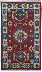2' 0" x 3' 0" India Kazak Rug image 0