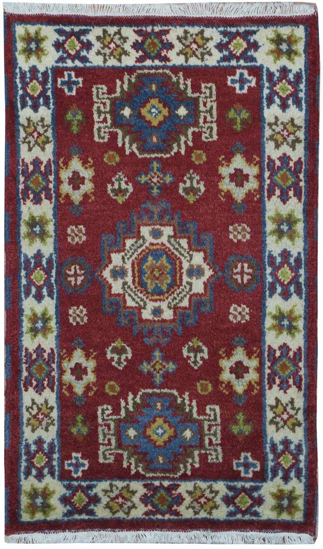 2' 0" x 3' 0" India Kazak Rug image 0