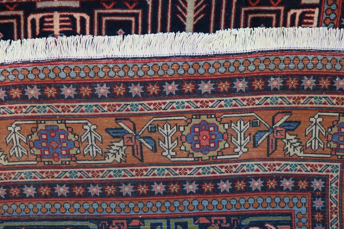 7' 2" x 10' 4" Vintage Ardabil Rug image 0