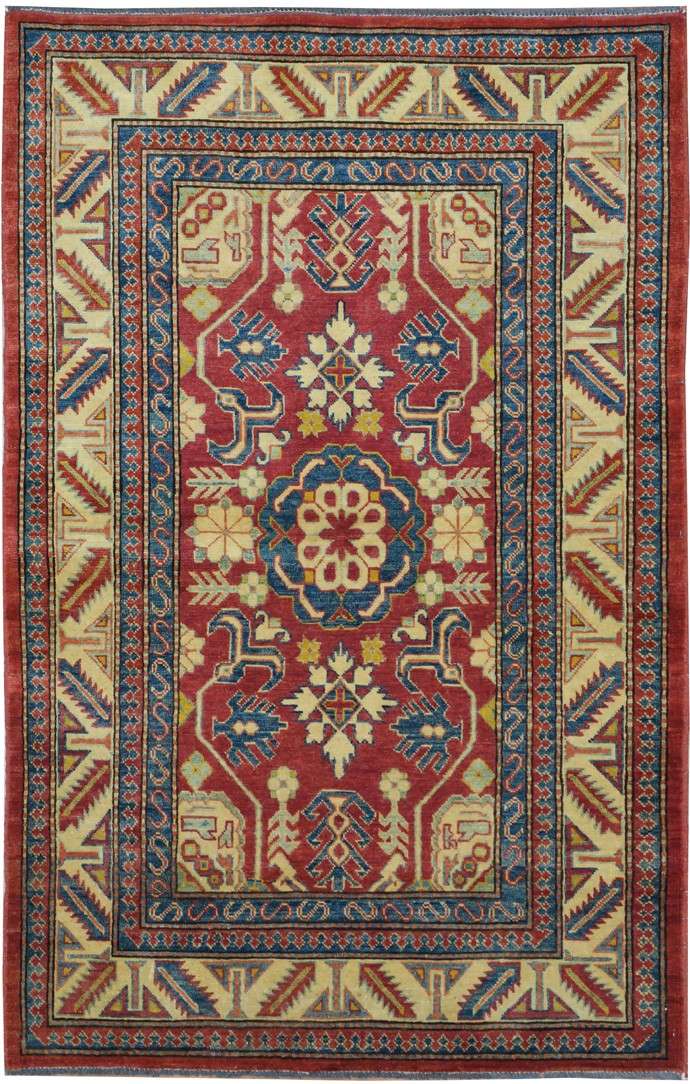 3' 8" x 5' 8" Pakistan Kazak Rug image 0