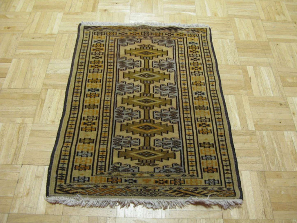 1' 8" x 2' 2" Persian Turkmen Rug image 1