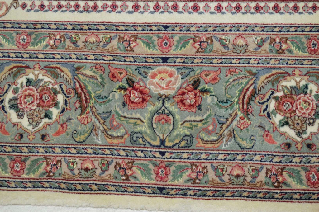 8' 1" x 10' 9" India Tabriz Rug image 10