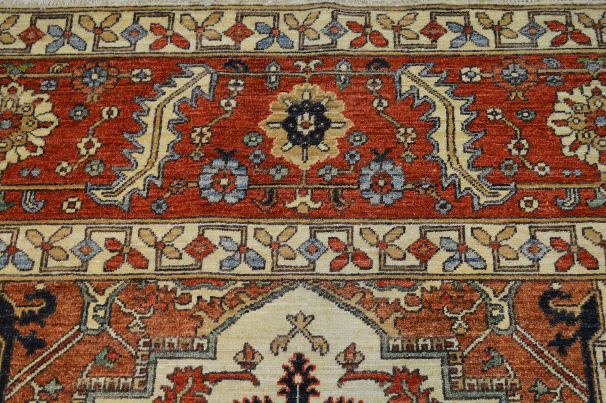 8' 1" x 10' 1" Pakistan Serapi Rug image 5