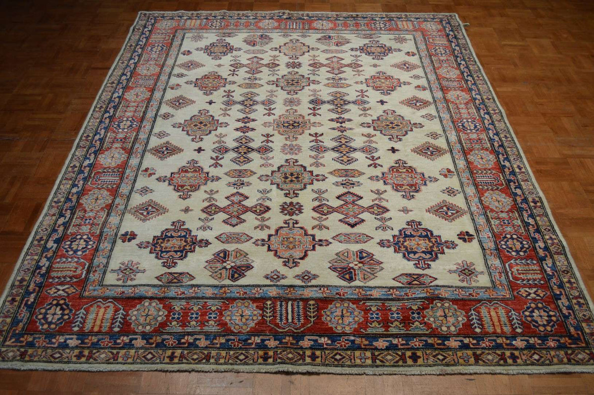 6' 1" x 7' 9" Pakistan Kazak Rug image 1