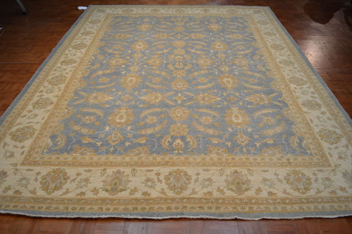 9' 1" x 11' 8" Pakistan Oushak Rug image 1