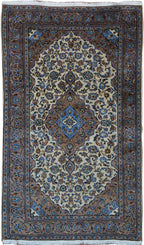 4' 8" x 8' 3" Persian Kashan Rug image 0