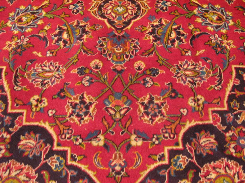 8' 2" x 11' 6" Persian Kashan Rug image 5