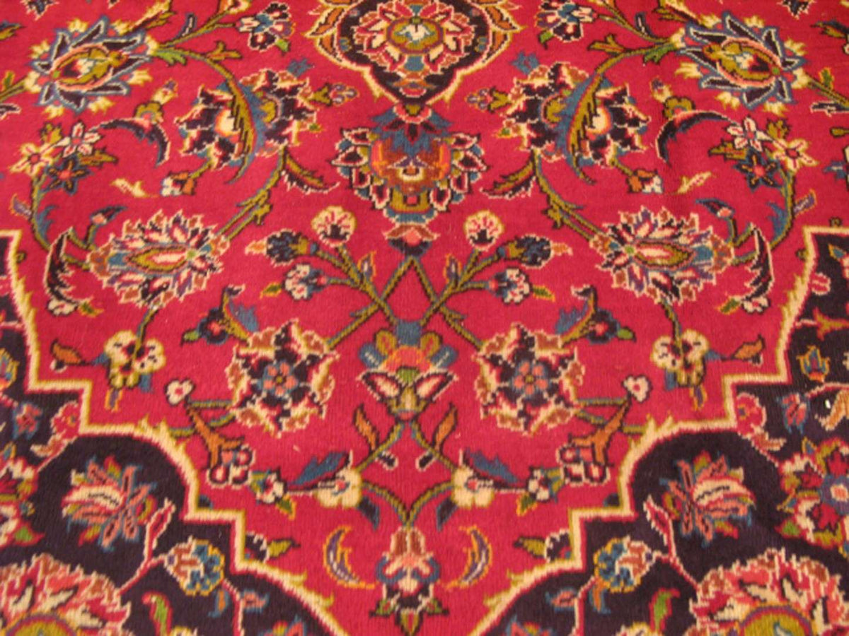 8' 2" x 11' 6" Persian Kashan Rug image 5