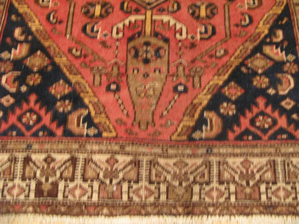 4' 3" x 6' 1" Vintage Zanjan Rug image 10
