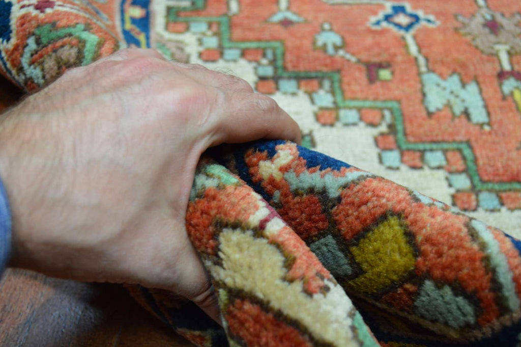 3' 8" x 6' 0" India Serapi Rug image 11