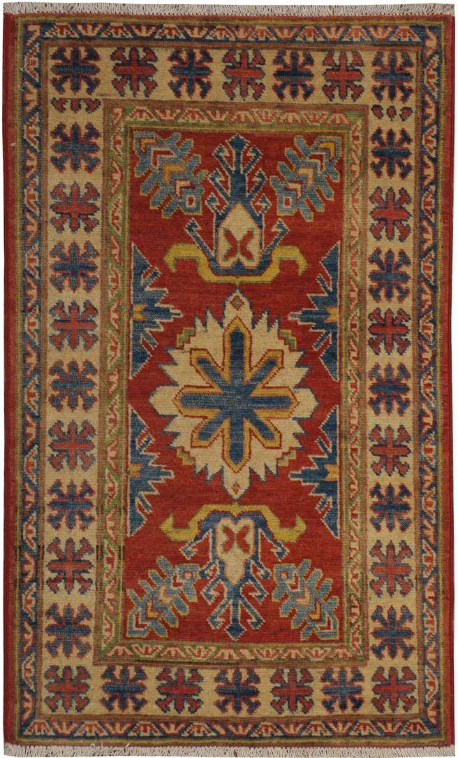 2' 7" x 4' 4" Pakistan Kazak Rug image 0
