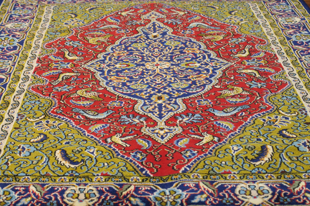 3' 5" x 5' 1" Persian Shahreza Rug image 6