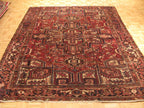 7' 1" x 9' 8" Persian Heriz Rug image 1