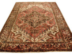 6' 9" x 8' 1" Persian Heriz Rug image 0
