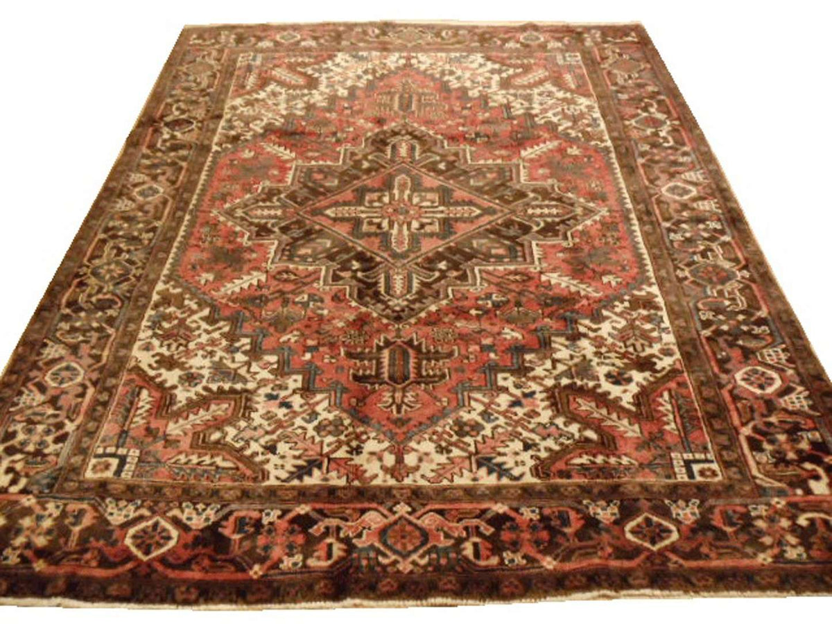 6' 9" x 8' 1" Persian Heriz Rug image 0