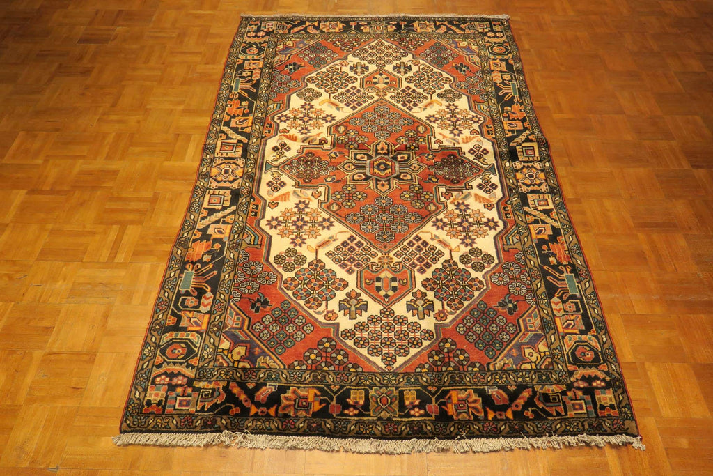 6' 6" x 4' 4" Persian Hamadan Rug image 1