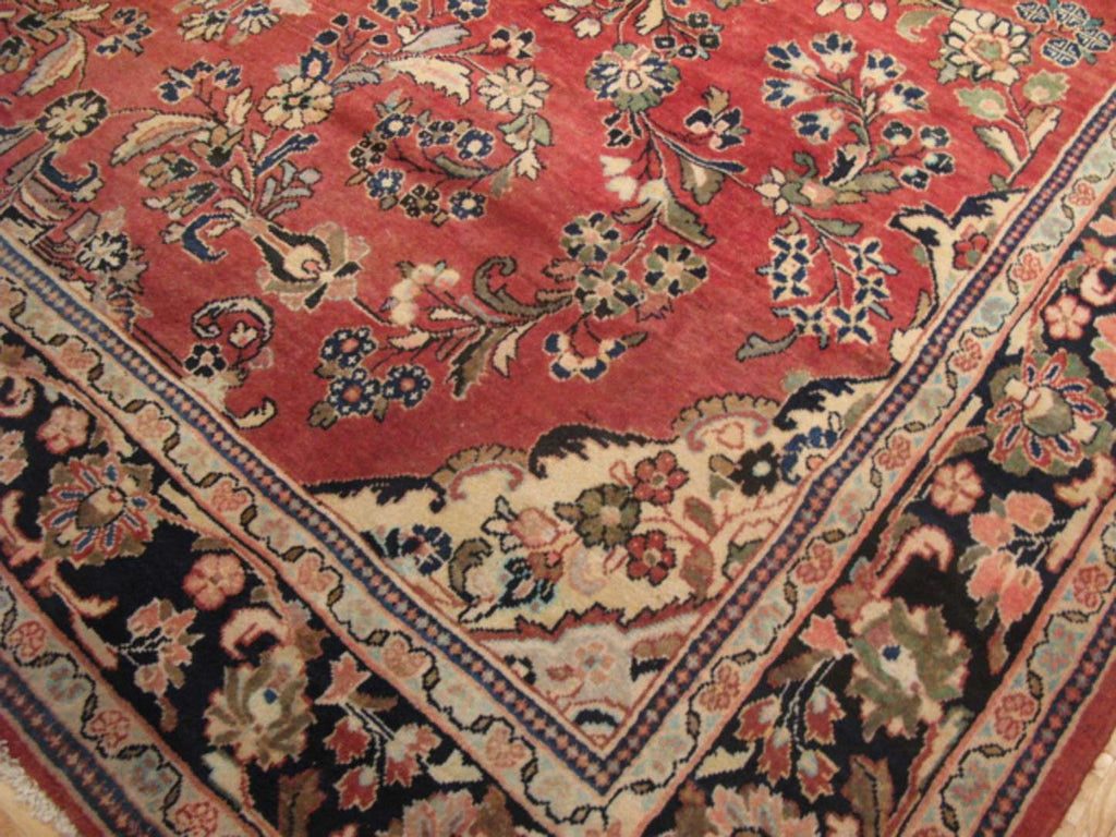 9' 0" x 12' 0" Persian Sarouk Rug image 10