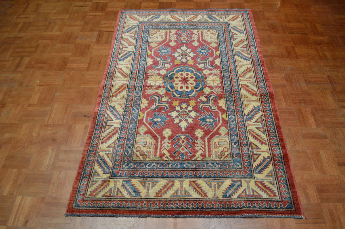 3' 8" x 5' 8" Pakistan Kazak Rug image 7