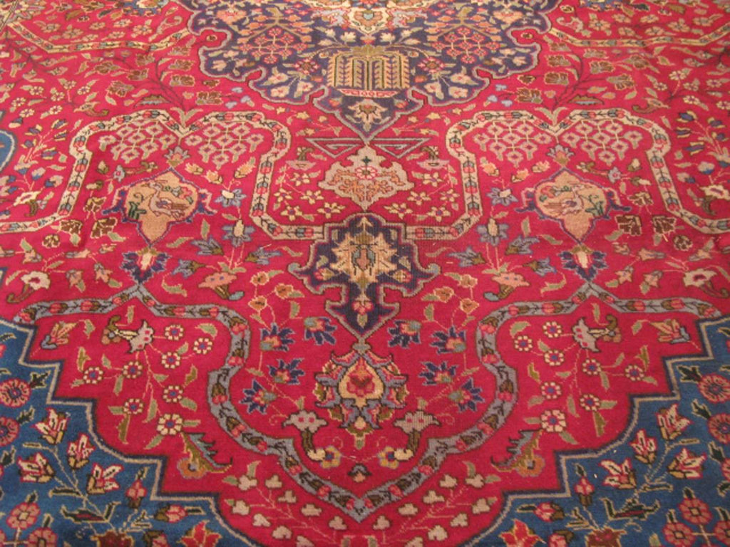 8' 0" x 11' 2" Persian Tabriz Rug image 4