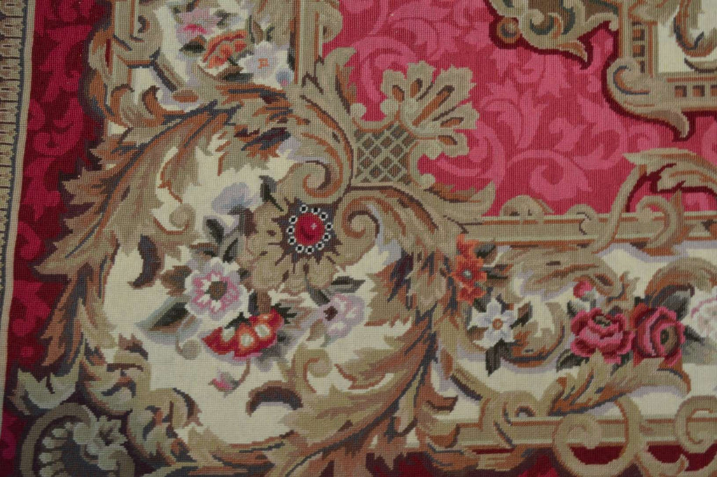 7' 7" x 9' 7" French Kilim Rug image 5