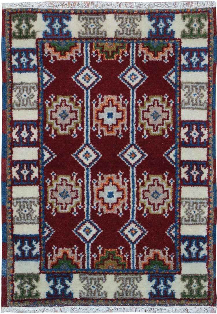 2' 0" x 3' 0" India Kazak Rug image 0