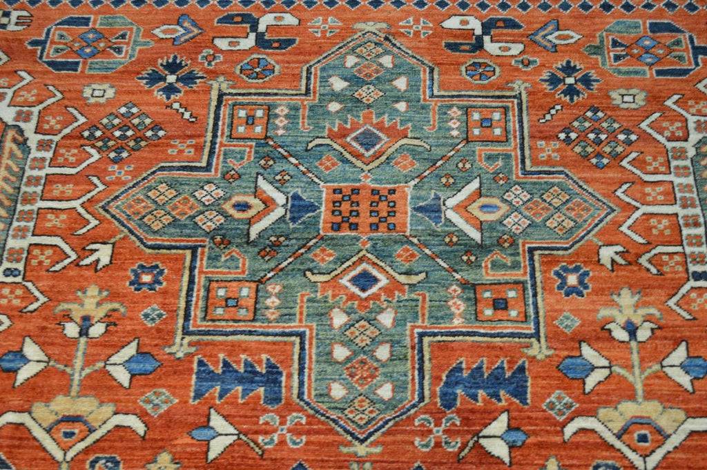 12' 0" x 17' 2" Pakistan Serapi Rug image 9