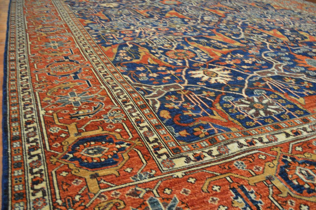 9' 2" x 12' 1" Pakistan Serapi Rug image 12