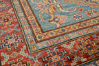 4' 0" x 6' 1" Pakistan Kazak Rug image 9