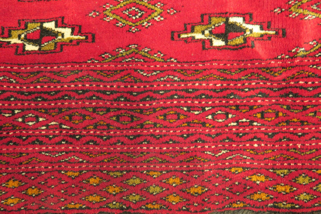 1' 9" x 4' 3" Vintage Turkeman Rug image 11