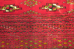1' 9" x 4' 3" Vintage Turkeman Rug image 11