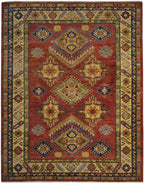 4' 8" x 6' 2" Pakistan Kazak Rug image 0