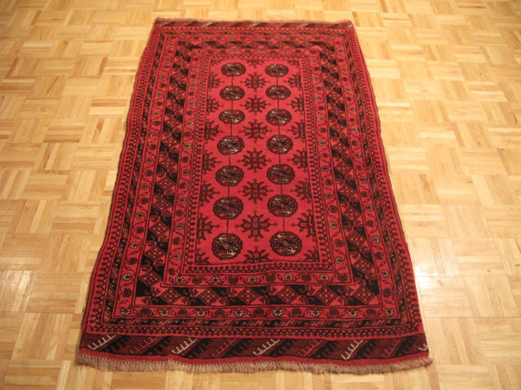 3' 4" x 6' 1" Persian Turkmen Rug image 1