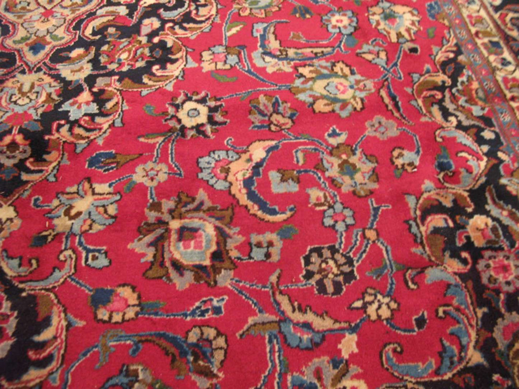 8' 2" x 11' 9" Persian Mashhad Rug image 7