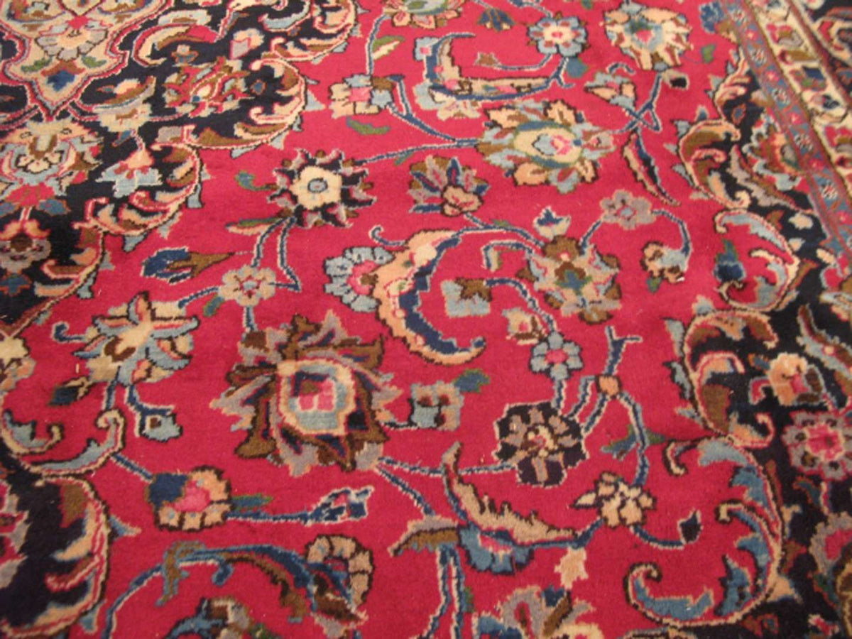8' 2" x 11' 9" Persian Mashhad Rug image 7