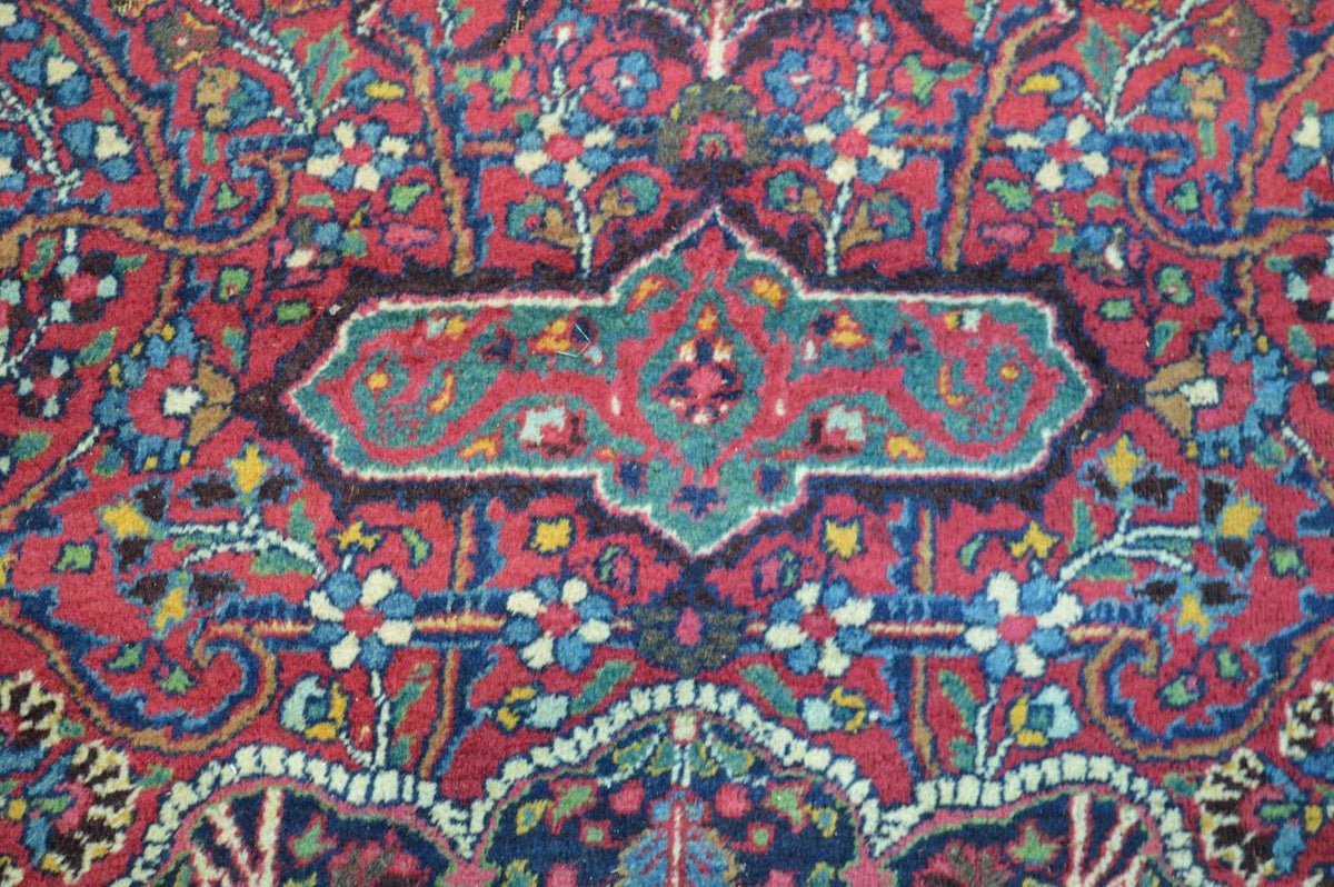 10' 1" x 13' 8" Persian Mashhad Rug image 7