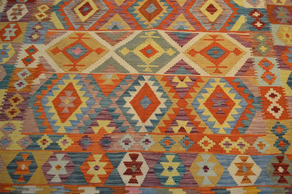 6' 8" x 9' 9" India Kilim Rug image 10