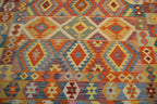 6' 8" x 9' 9" India Kilim Rug image 10