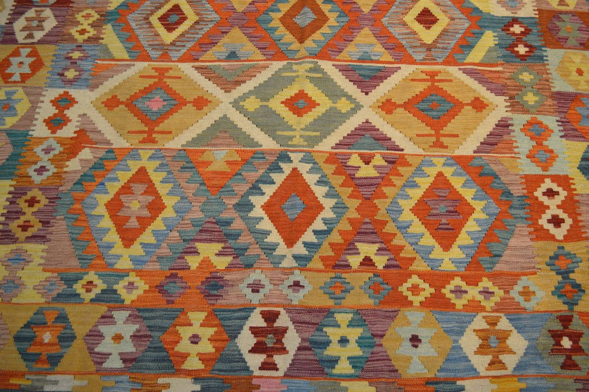 6' 8" x 9' 9" India Kilim Rug image 10