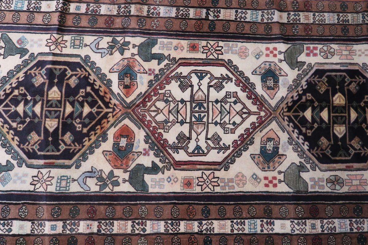 3'4'' x 10'9'' Persian Ardabil Runner image 2